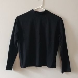 KOTN Black Mockneck Shirt